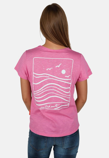 salzhaut - TELGEN Damen Relaxed-Fit - Backprint - Basic Casual - Cotton Flamé - 4 - #farbe_blossom