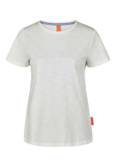 Salzhaut - TELGEN - UNI Damen Relaxed-Fit - Backprint - Basic Casual - Cotton Flamé - 2 - #farbe_offwhite