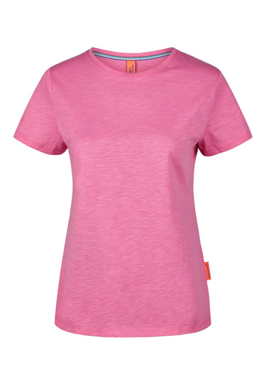 Salzhaut - TELGEN - UNI Damen Relaxed-Fit - Backprint - Basic Casual - Cotton Flamé - 7 - #farbe_blossom