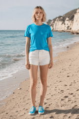 salzhaut - TELTE - UNI Damen Shirt Relaxed-Fit, Slim-Fit - adenauer & co - Anker - Basic - 4 - #farbe_Scuba Blue