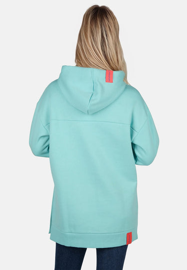 salzhaut - TIEKE Damen Relaxed-Fit - Hoodie - Kapuzenpullover - Langarmshirt - 3 - #farbe_aqua