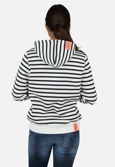 Salzhaut - TIUTEN Damen Relaxed-Fit - Hoodie - Kapuzenpullover - Langarmshirt - 4 - #farbe_navy-offwhite