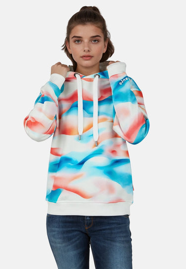 salzhaut - TÖHN Damen Relaxed-Fit - Hoodie - Kapuzenpullover - Langarmshirt - 3 - #farbe_multicolor-verlauf