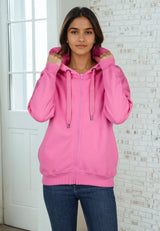 Salzhaut - TOPE - UNI Damen Relaxed-Fit - Basic Casual - Damen - Hoodie - 3 - #farbe_blossom