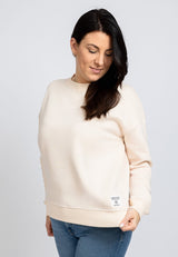 salzhaut - Tūt Damen Sweatshirt normale Passform - adenauer & co - Anker - Backprint - 4 - #farbe_Beige