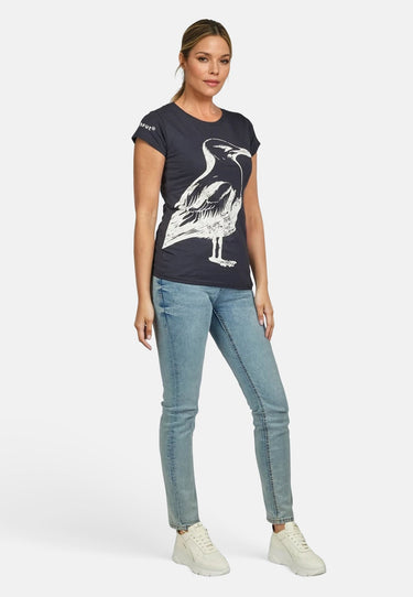 salzhaut - ÜLK Damen Relaxed-Fit - Bluse - Damen - Polo-Shirt - 5 - #farbe_navy