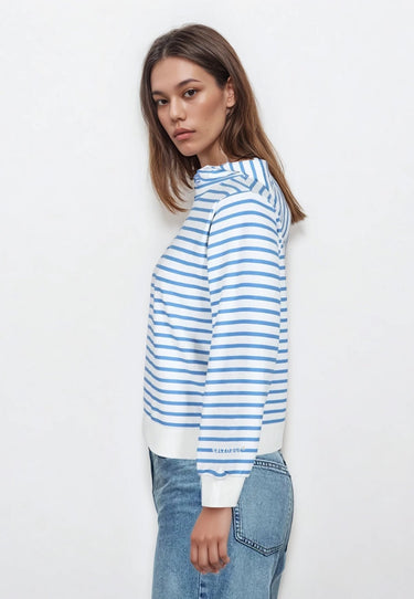 Salzhaut - UNNERWAPP Damen Relaxed-Fit - Hoodie - Kapuzenpullover - Langarmshirt - 5 - #farbe_offwhite-ice-blue