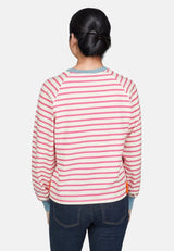 Salzhaut - UNSEBULK Damen Gerade - Hoodie - Langarmshirt - Pullover - 11 - #farbe_offwhite-blossom
