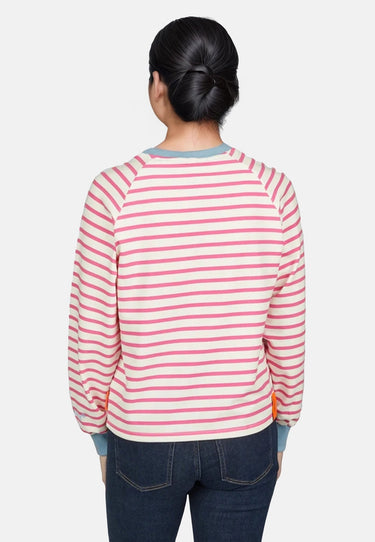Salzhaut - UNSEBULK Damen Gerade - Hoodie - Langarmshirt - Pullover - 11 - #farbe_offwhite-blossom