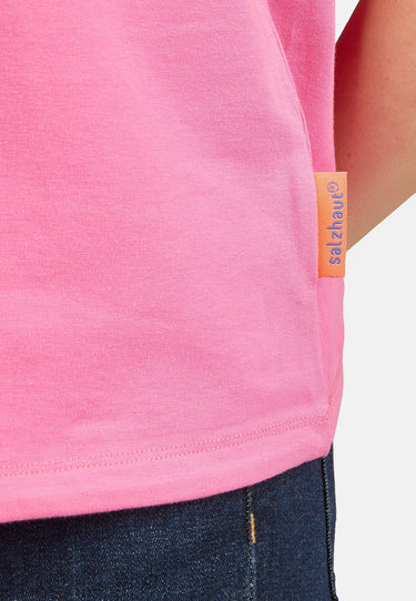 Salzhaut - UTFLOG Damen Relaxed-Fit - Bluse - Polo-Shirt - Reduziert - 12 - #farbe_blossom