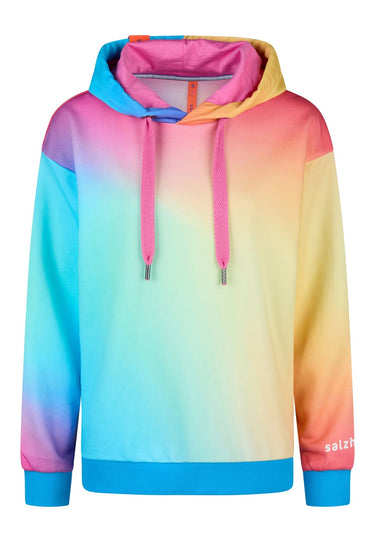 salzhaut - UTHÜSIG Damen Relaxed-Fit - Hoodie - Kapuzenpullover - Langarmshirt - 2 - #farbe_multicolor-verlauf