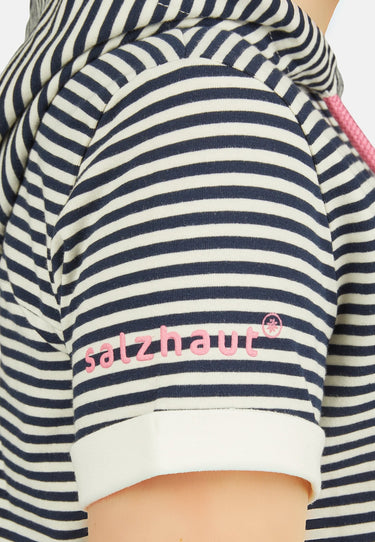 salzhaut - UTKLEIEN Damen Gerade - All-over-Print - Bluse - Polo-Shirt - 6 - #farbe_navy-offwhite