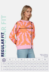 Salzhaut - UTMESSEN Damen Relaxed-Fit - Frontprint - Hoodie - Pullover - 7 - #farbe_ros-orange
