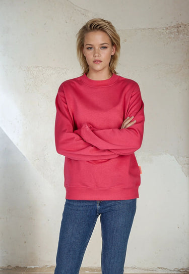 salzhaut - VEBIESTERN Damen Relaxed-Fit - Langarmshirt - Longsleeve - Pulli - 3 - #farbe_beetroot