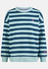 Salzhaut - VEERMASTER Damen Relaxed-Fit - Hoodie - Langarmshirt - Longsleeve - 2 - #farbe_navy-breeze