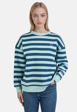 Salzhaut - VEERMASTER Damen Relaxed-Fit - Hoodie - Langarmshirt - Longsleeve - 3 - #farbe_navy-breeze