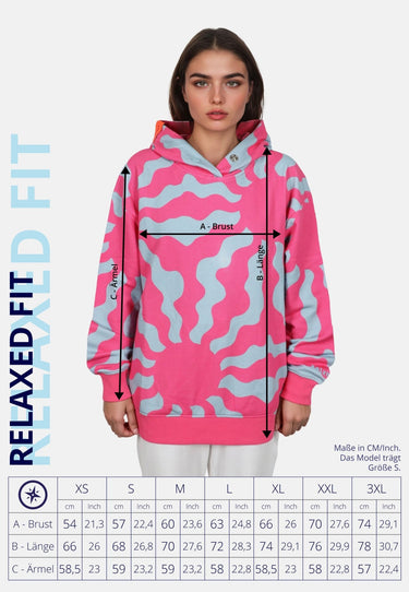 Salzhaut - VERGNATZT Damen Oversized - Hoodie - Kapuzenpullover - Oversize - 7 - #farbe_multicolor