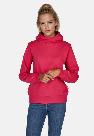 salzhaut - VISIT Damen Relaxed-Fit - Hoodie - Kapuzenpullover - Longsleeve - 3 - #farbe_beetroot