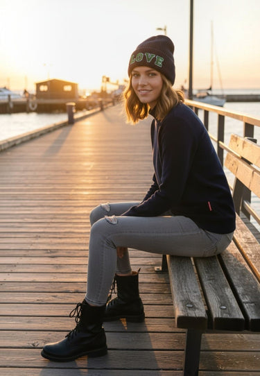 salzhaut - VÖRDEM Damen Sweatshirt Regular Fit - adenauer & co - Anker - Basic - 9 - #farbe_Navy