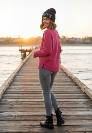 salzhaut - VÖRDEM Damen Sweatshirt Regular Fit - adenauer & co - Anker - Basic - 2 - #farbe_Beetroot