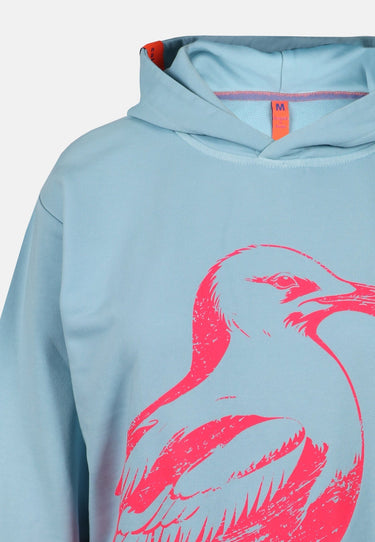 Salzhaut - VÖÖRUT Damen Oversized - Hoodie - Kapuzenpullover - Möwe - 14 - #farbe_breeze
