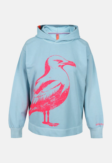 Salzhaut - VÖÖRUT Damen Oversized - Hoodie - Kapuzenpullover - Möwe - 10 - #farbe_breeze