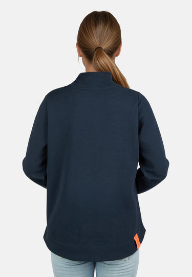 Salzhaut - VÖRDEM Damen Regular Fit - Hoodie - Langarmshirt - Longsleeve - 10 - #farbe_navy