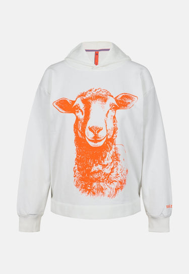 Salzhaut - VÖRSLACH Damen Oversized - Frontprint - Hoodie - Kapuzenpullover - 2 - #farbe_offwhite