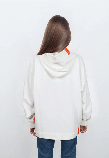 Salzhaut - VÖRSLACH Damen Oversized - Frontprint - Hoodie - Kapuzenpullover - 4 - #farbe_offwhite