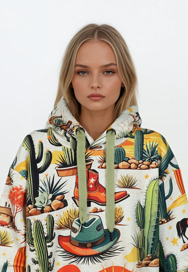 salzhaut - VULLTREFFER Damen Oversized - All-over-Print - Hoodie - Kapuzenpullover - 3 - #farbe_multicolor