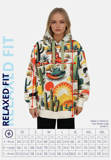 Salzhaut - VULLTREFFER Damen Oversized - All-over-Print - Hoodie - Kapuzenpullover - 7 - #farbe_multicolor
