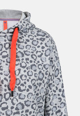 Salzhaut - WEEK Damen Oversized - All-over-Print - Hoodie - Kapuze - 6 - #farbe_grey-melange