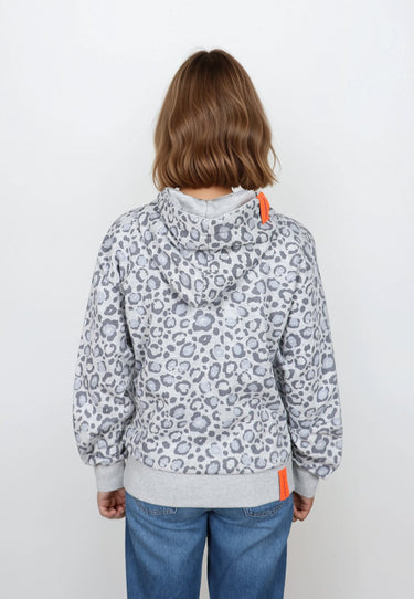 salzhaut - WEEK Damen Oversized - All-over-Print - Hoodie - Kapuze - 4 - #farbe_grey-melange