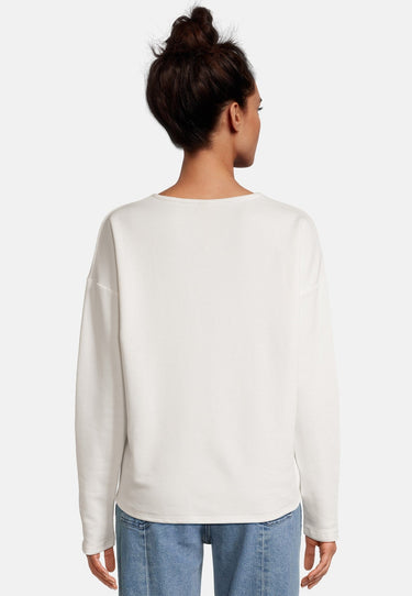salzhaut - WIEDE - Koll. WI24 Damen hinten länger - Hamburg - Rundhals - Sweatshirt - 4 - #farbe_offwhite
