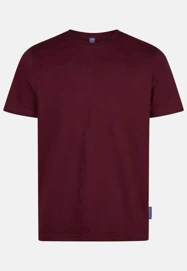Salzhaut - DIEK Herren normale Passform - anker - baumwollshirt - freizeitshirt - 73 - #farbe_merlot