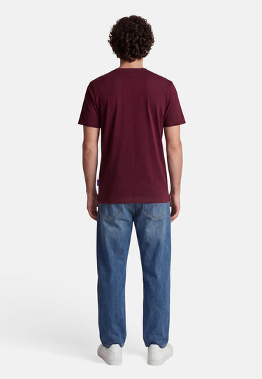 Salzhaut - DIEK Herren normale Passform - anker - baumwollshirt - freizeitshirt - 75 - #farbe_merlot