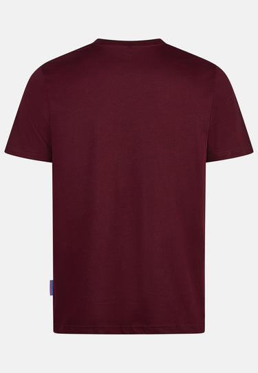 Salzhaut - DIEK Herren normale Passform - anker - baumwollshirt - freizeitshirt - 78 - #farbe_merlot