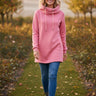 salzhaut - IRIS Damen Hoodie Leicht tailliert - adenauer & co - Anker - Basic - 1 - #farbe_Raspberry