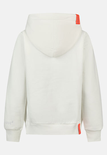 salzhaut - Damen Hoodie SÜNN - MOIN Herzen Tailliert - adenauer & co - Anker - Basic - 32 - #farbe_Offwhite-Ocean