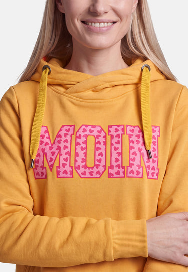salzhaut - Damen Hoodie SÜNN - MOIN Herzen Tailliert - adenauer & co - Anker - Basic - 5 - #farbe_Sun-Blossom