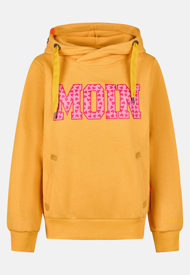 salzhaut - Damen Hoodie SÜNN - MOIN Herzen Tailliert - adenauer & co - Anker - Basic - 2 - #farbe_Sun-Blossom