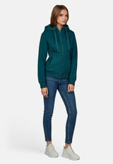 salzhaut - Damen Sweatjacke SÖÖTE Tailliert - adenauer & co - Anker - Basic - 121 - #farbe_Dragonfly