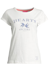 salzhaut - MÜLCH Damen T-Shirt Leicht tailliert - adenauer & co - Anker - Basic - 7 - #farbe_Offwhite
