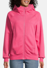 salzhaut - Nelkensöker Damen Sweatjacke Tailliert - adenauer & co - Anker - Basic - 3 - #farbe_Pink