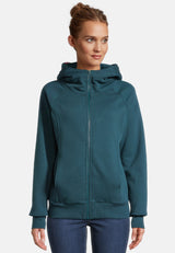 salzhaut - Nelkensöker Damen Sweatjacke Tailliert - adenauer & co - Anker - Basic - 6 - #farbe_Dragonfly