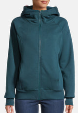 salzhaut - Nelkensöker Damen Sweatjacke Tailliert - adenauer & co - Anker - Basic - 8 - #farbe_Dragonfly