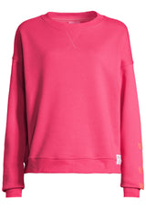 salzhaut - Nössewies Damen Oversized Sweatshirt - adenauer & co - Anker - Basic - 7 - #farbe_Pink