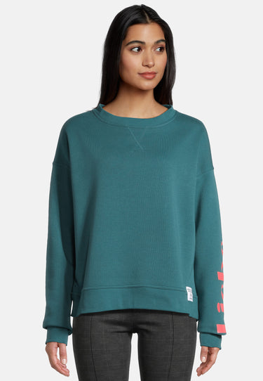 salzhaut - Nössewies Damen Oversized Sweatshirt - adenauer & co - Anker - Basic - 11 - #farbe_Dragonfly