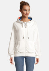 salzhaut - PANNEMESS Damen Oversized Hoodiejacke - adenauer & co - Anker - Basic - 8 - #farbe_Offwhite