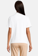 salzhaut - HOLFI Damen Poloshirt normale Passform - adenauer & co - Anker - Basic - 4 - #farbe_White